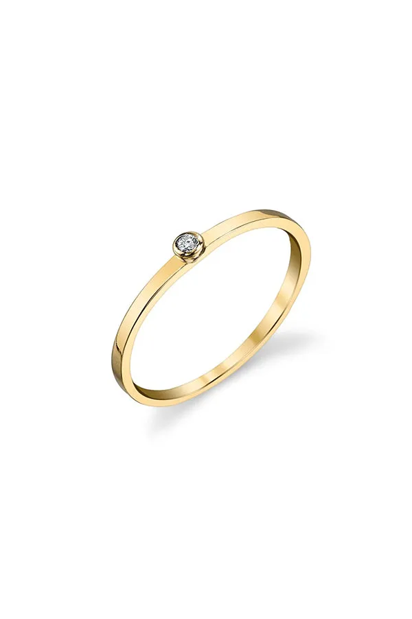 14K Mini Diamond Ring