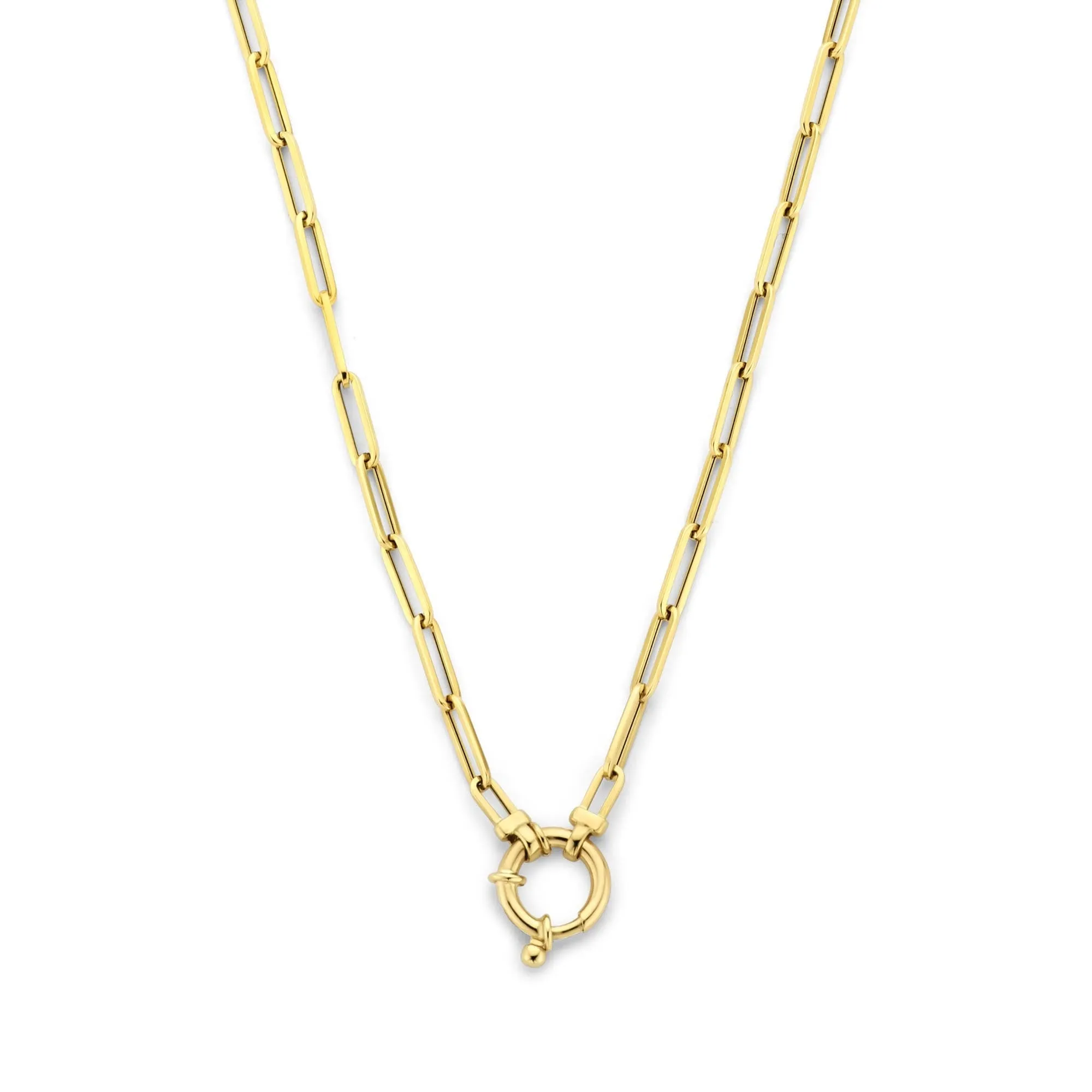 Aidee Odile 14 karat gold link necklace