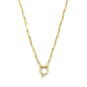 Aidee Odile 14 karat gold link necklace