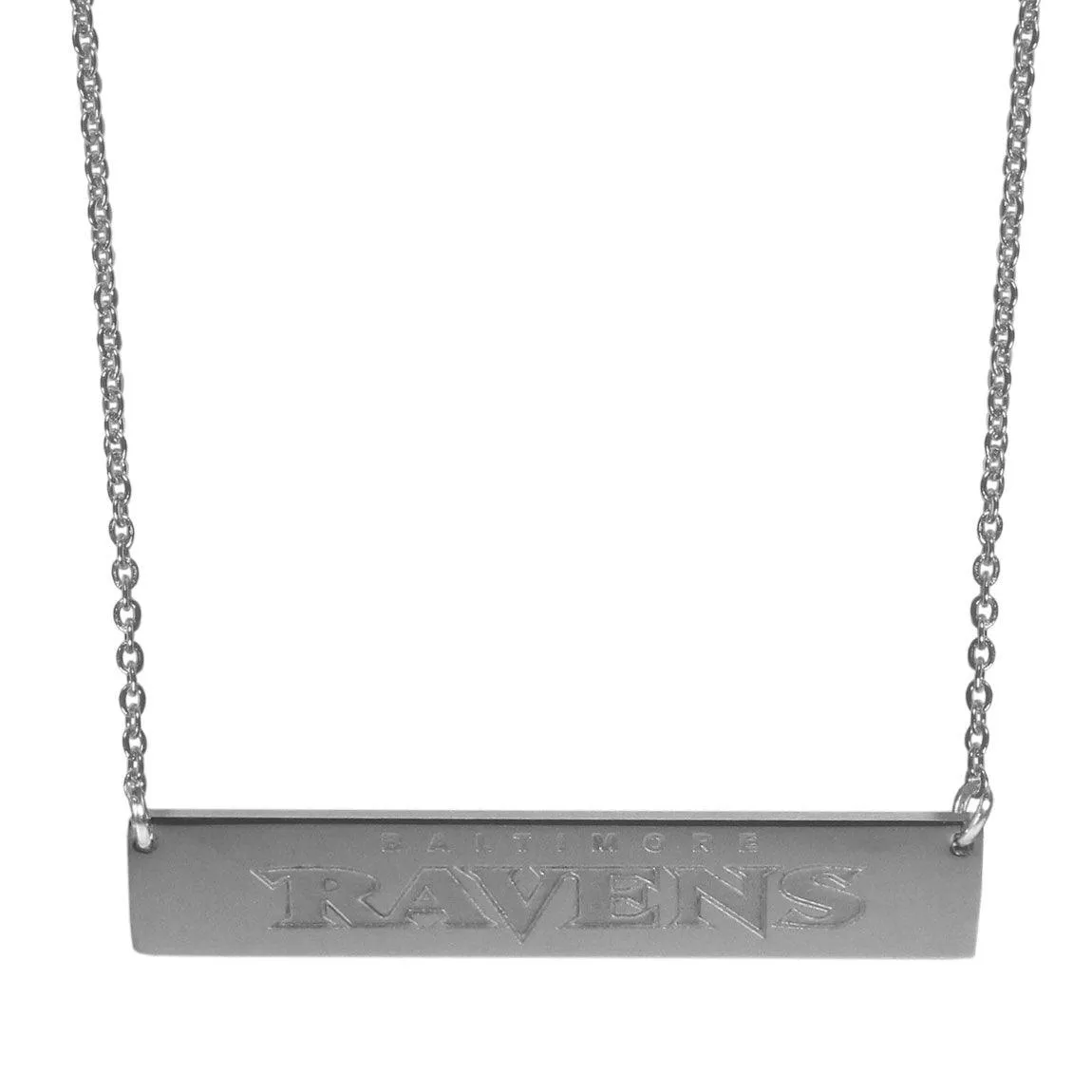 Baltimore Ravens Bar Necklace