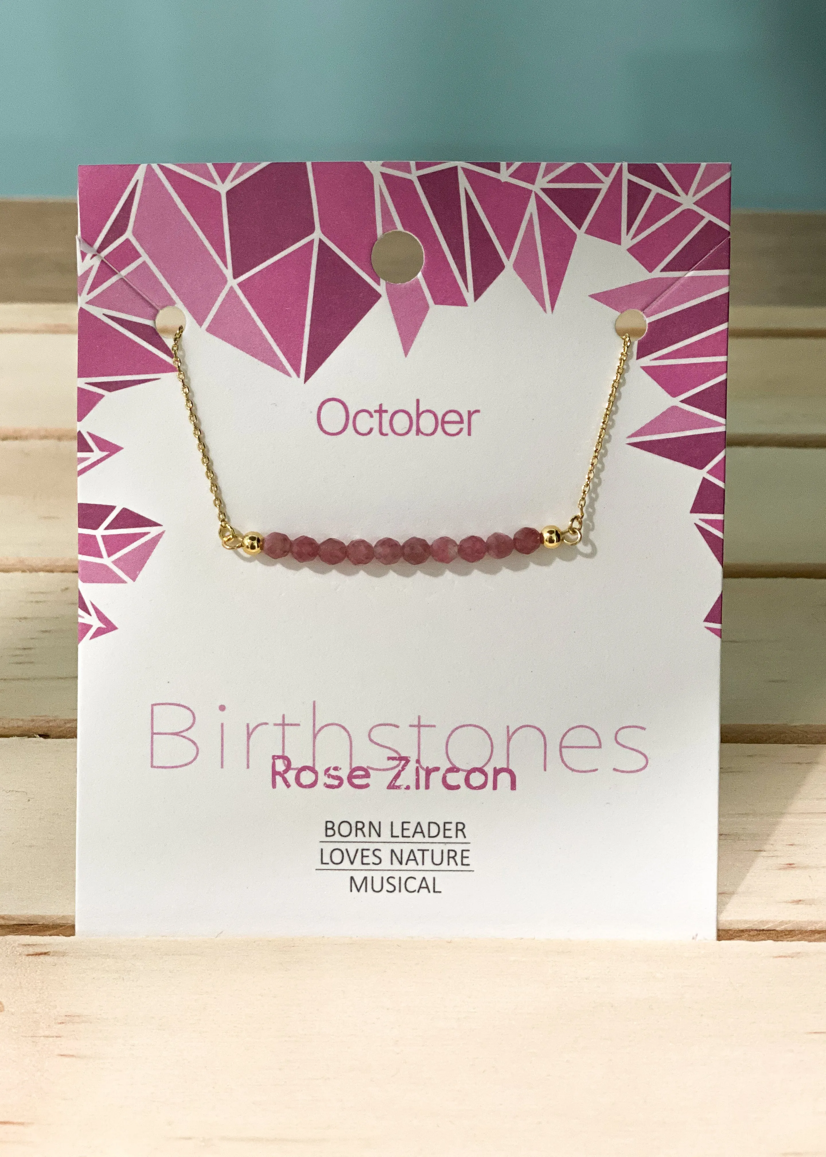 Birthstone Gem Necklace