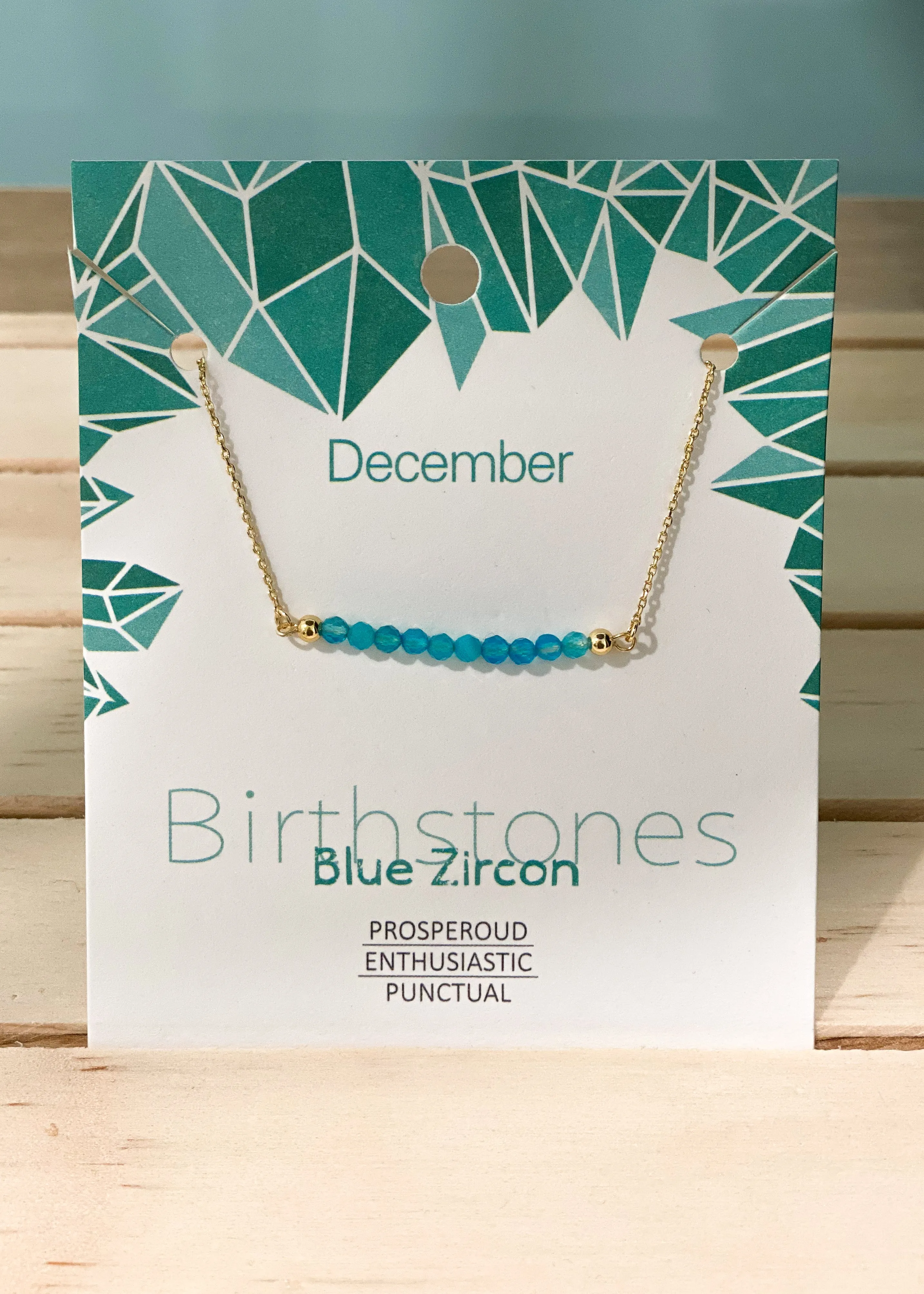 Birthstone Gem Necklace