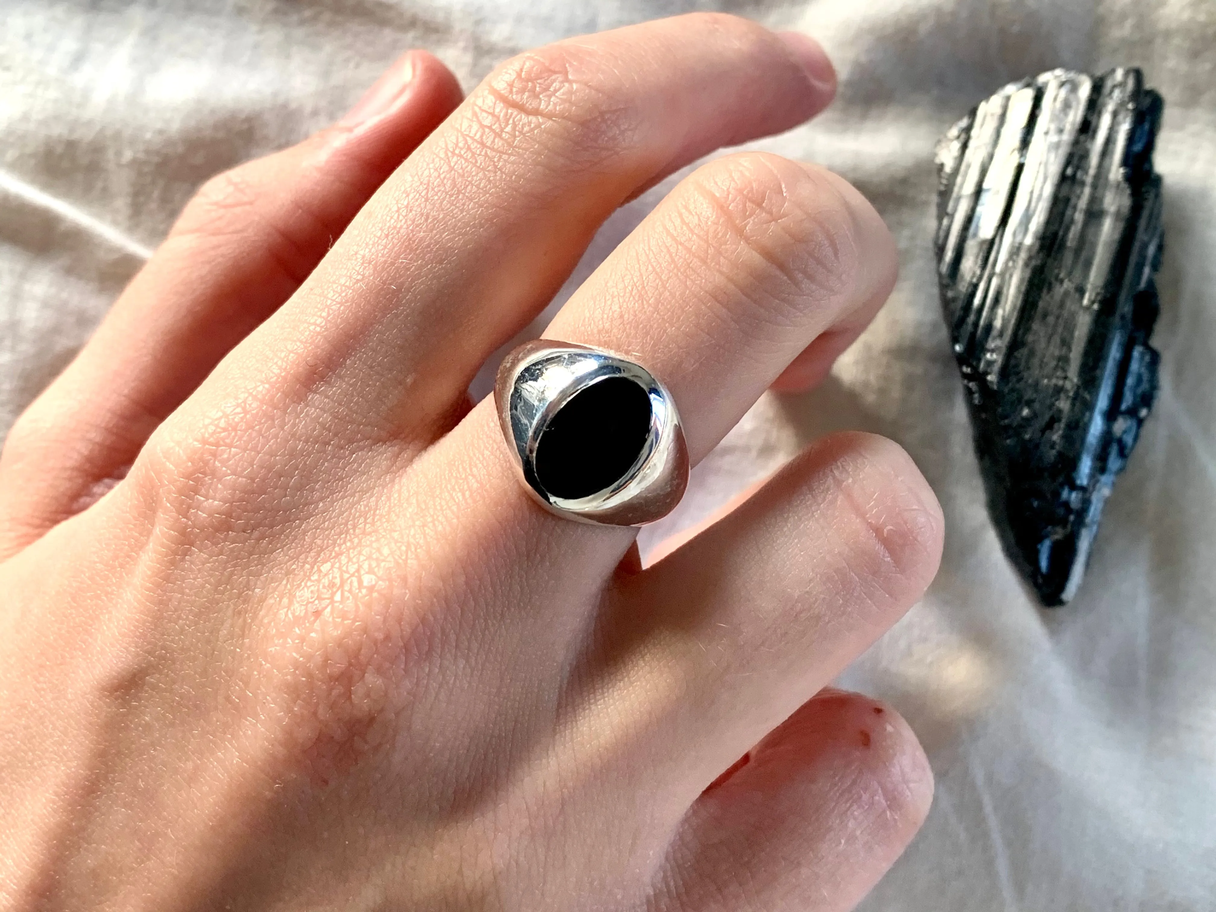 Black Onyx Kleio Ring