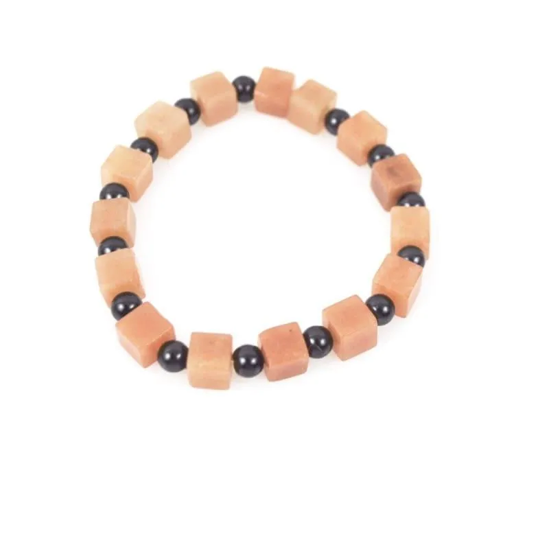 Brown Square Shell Men's Bracelets