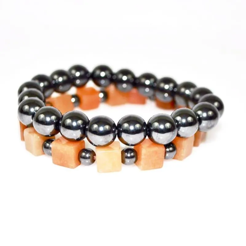 Brown Square Shell Men's Bracelets