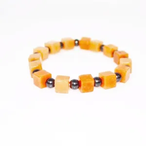 Brown Square Shell Men's Bracelets