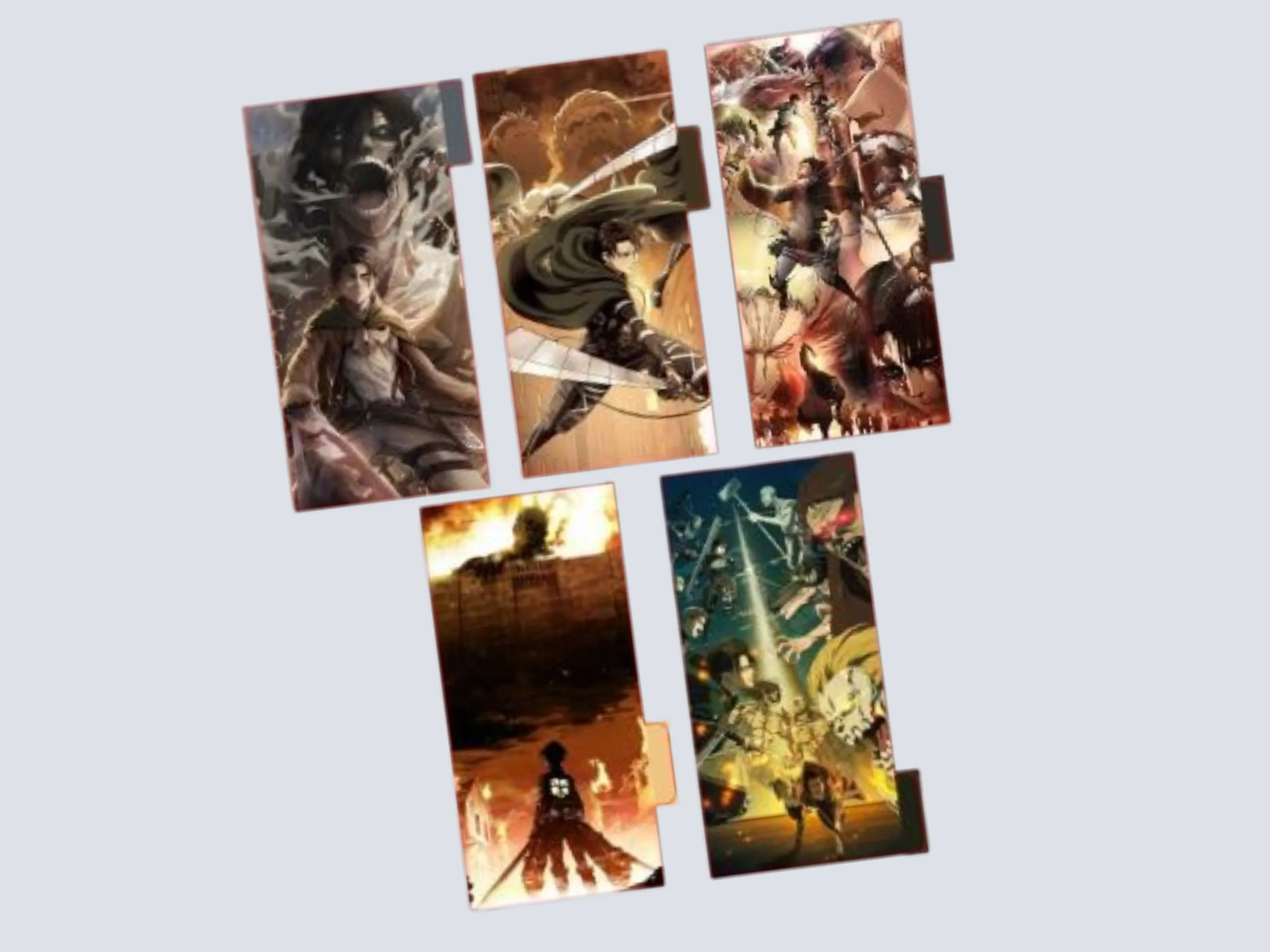 Cash Envelopes | Attack on Titan | Set of 5