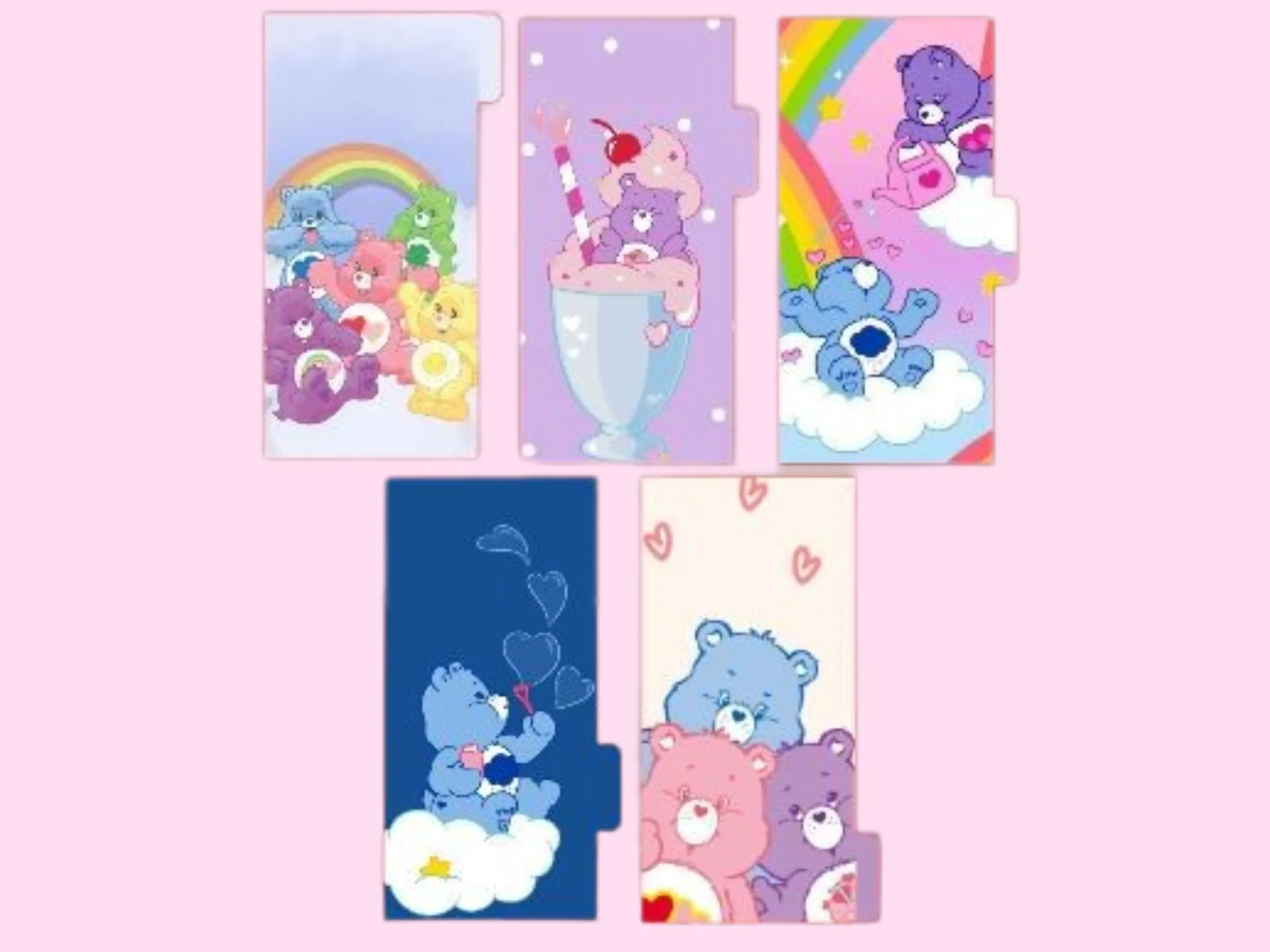 Cash Envelopes | Care Bears | Set of 5