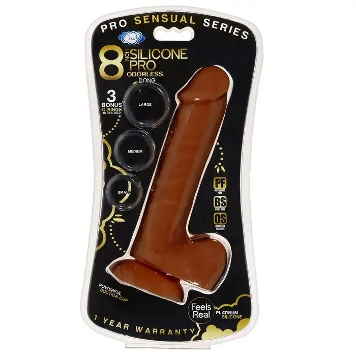 Cloud 9 Pro Sensual Premium Silicone Dong W/ 3 C Rings