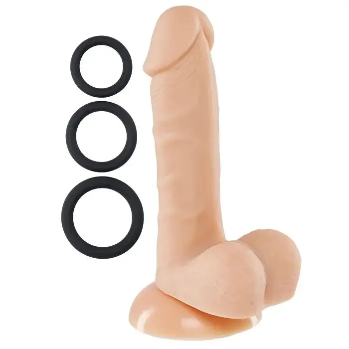 Cloud 9 Pro Sensual Premium Silicone Dong W/ 3 C Rings