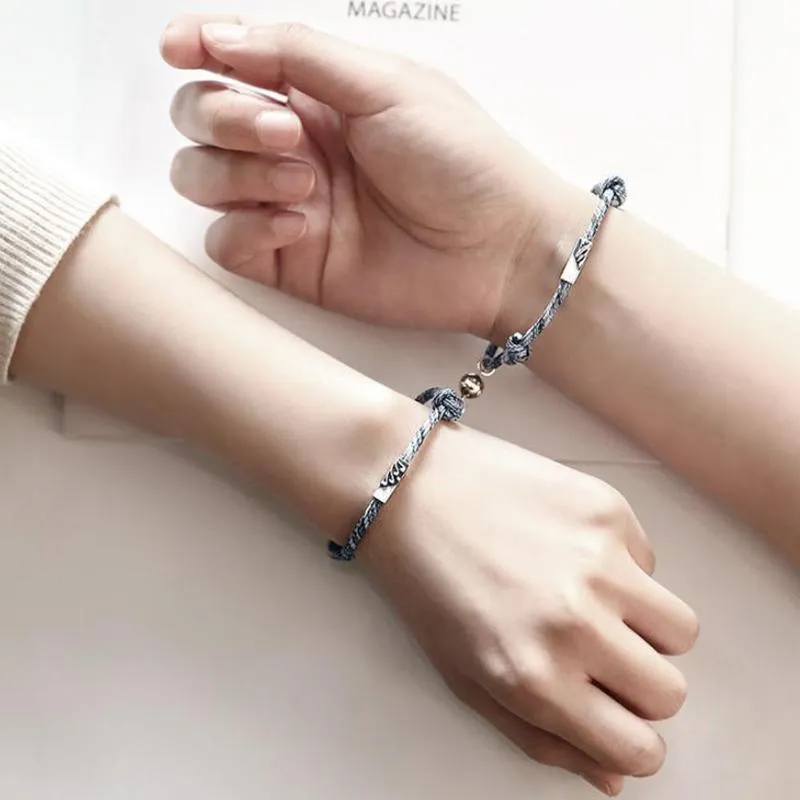 Couples Magnetic Attraction Bracelets