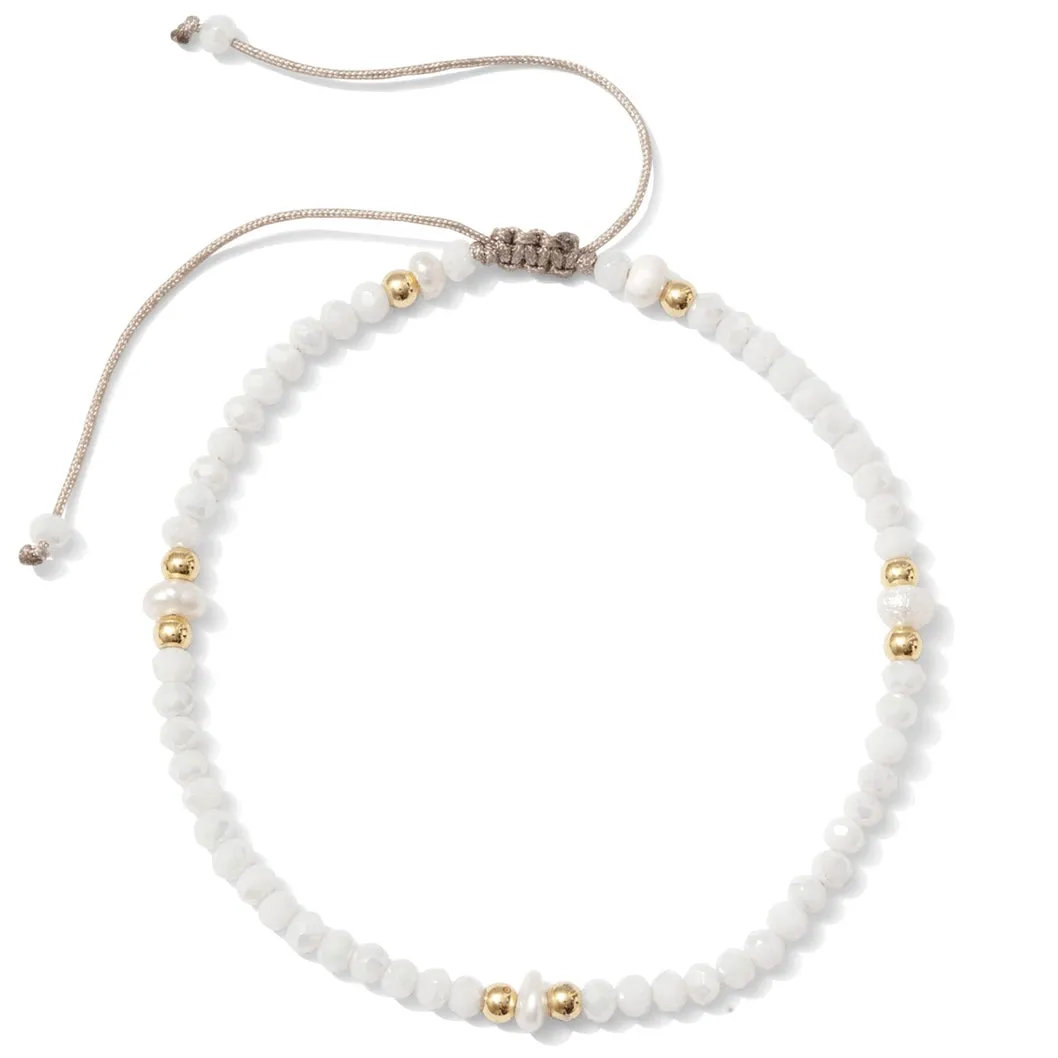 Crystal & Pearl Adjustable Bracelets