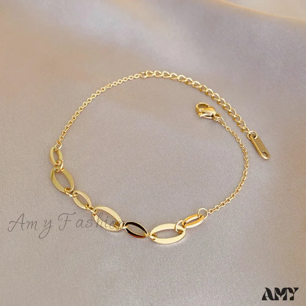 Custom Unique Design Simple Chain Bracelet