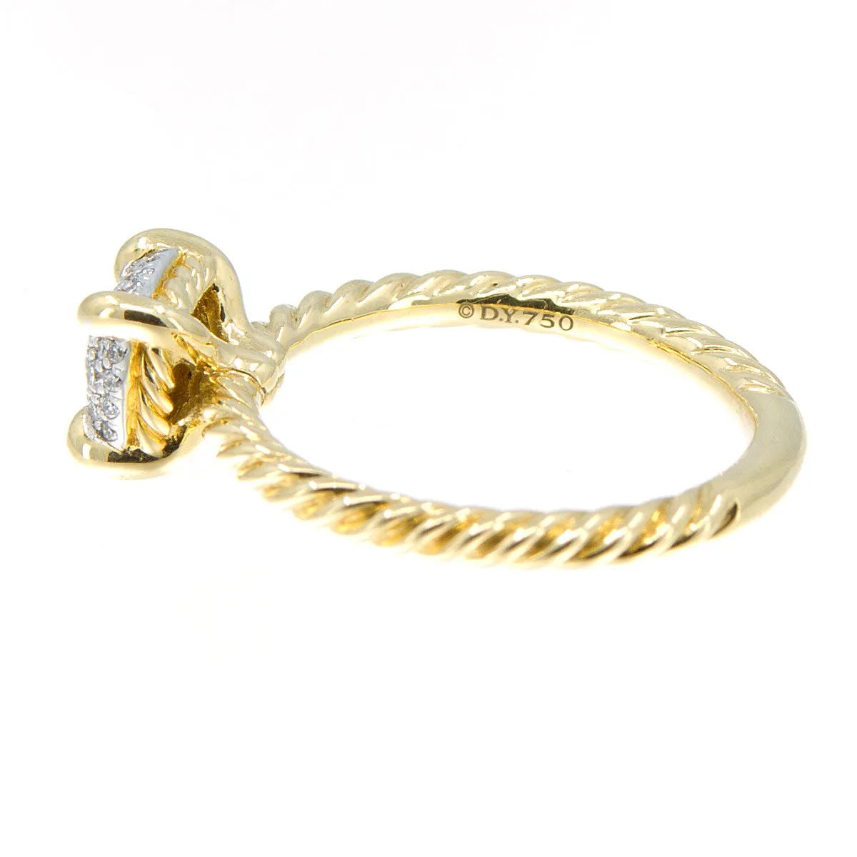 David Yurman Chatelaine Ring in 18K with Full Pavé Diamonds