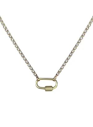 DOUBLE LIFE Carabiner Necklace