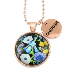 FLORAL WONDERS - Rose Gold 'CHERISH' Necklace - Blossy (10733)