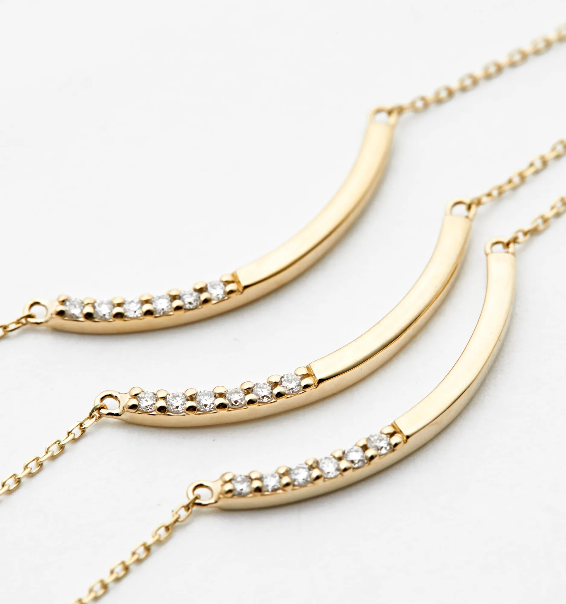 Friendship Necklaces: Set of 3 Bar Necklaces