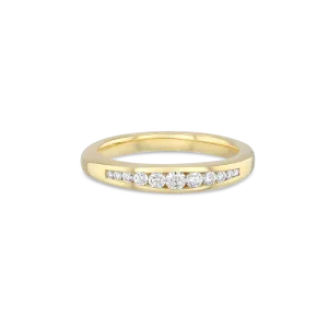 Golden Whisper Gold and Diamond Ring