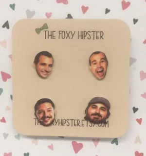 Impractical Jokers Inspired Stud Earrings