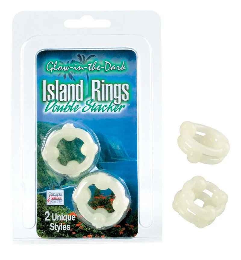 Island Rings Double Stackers - Glow