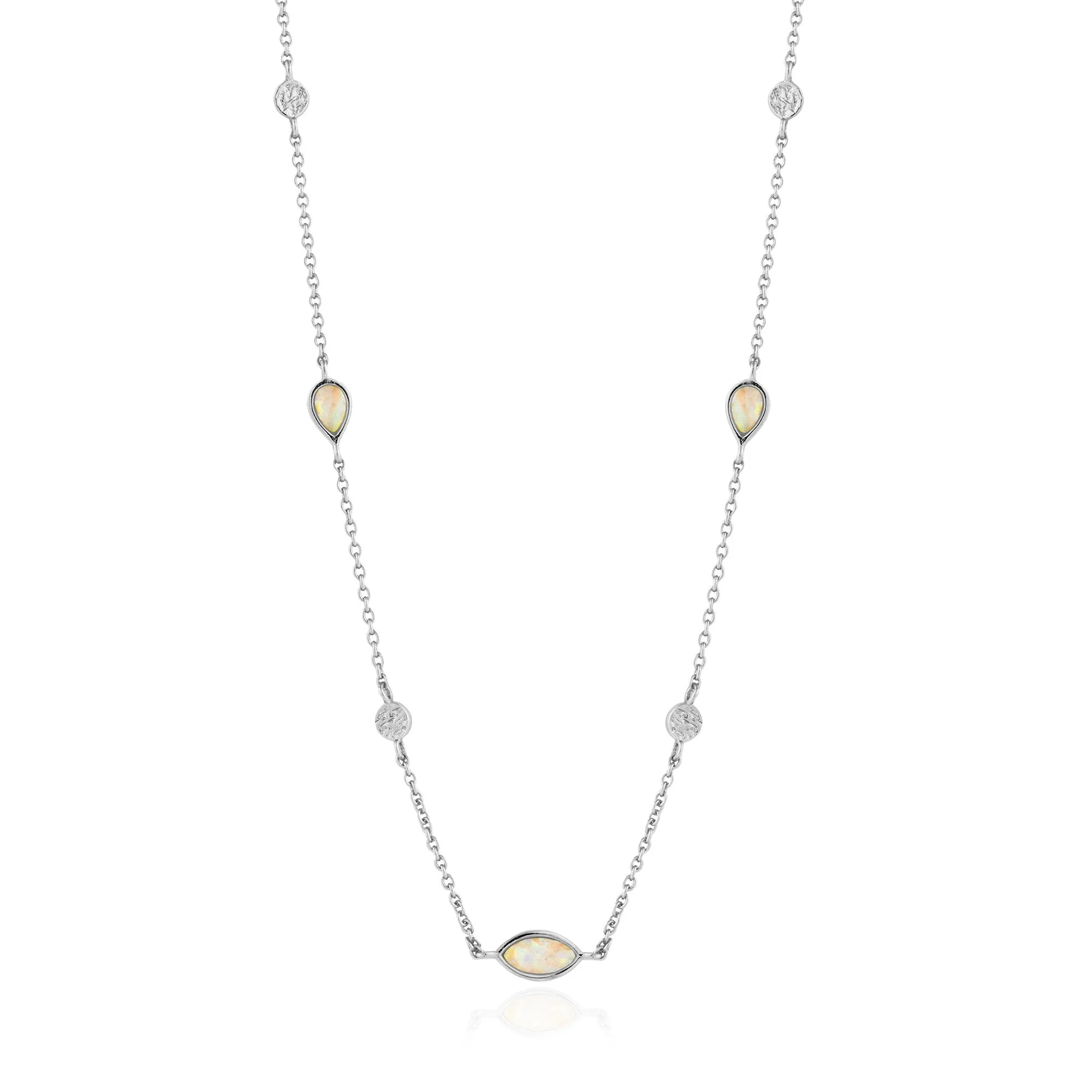 Kyoto Opal Silver Necklace