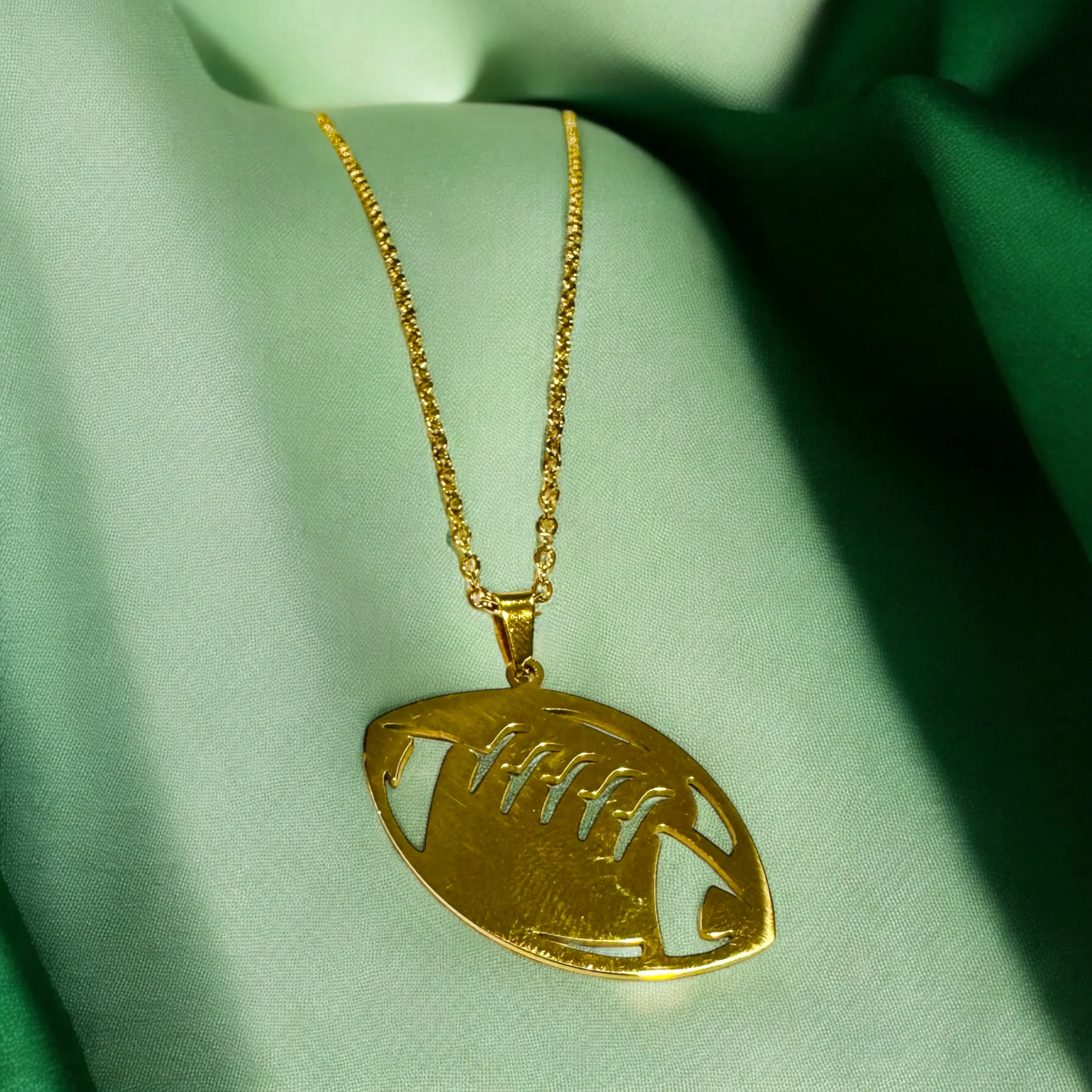 Laser Engraved Sports Necklaces