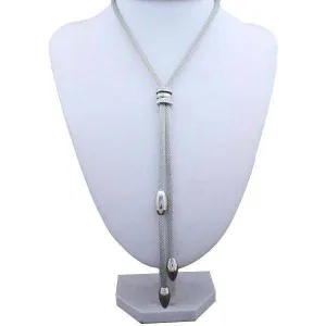 Long Stainless Steel Necklace for Women