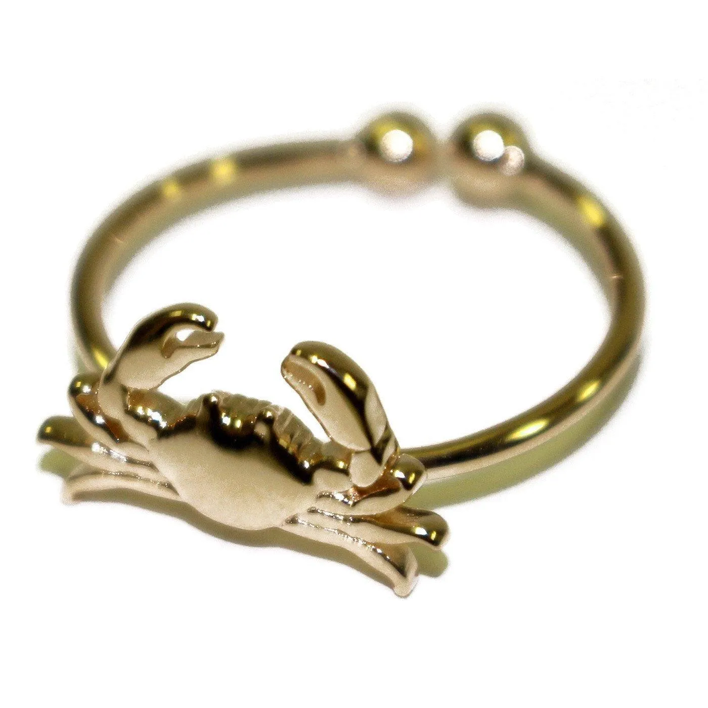 Maryland Blue Crab (Sterling Silver w/ 14K Gold Vermeil) / Ring