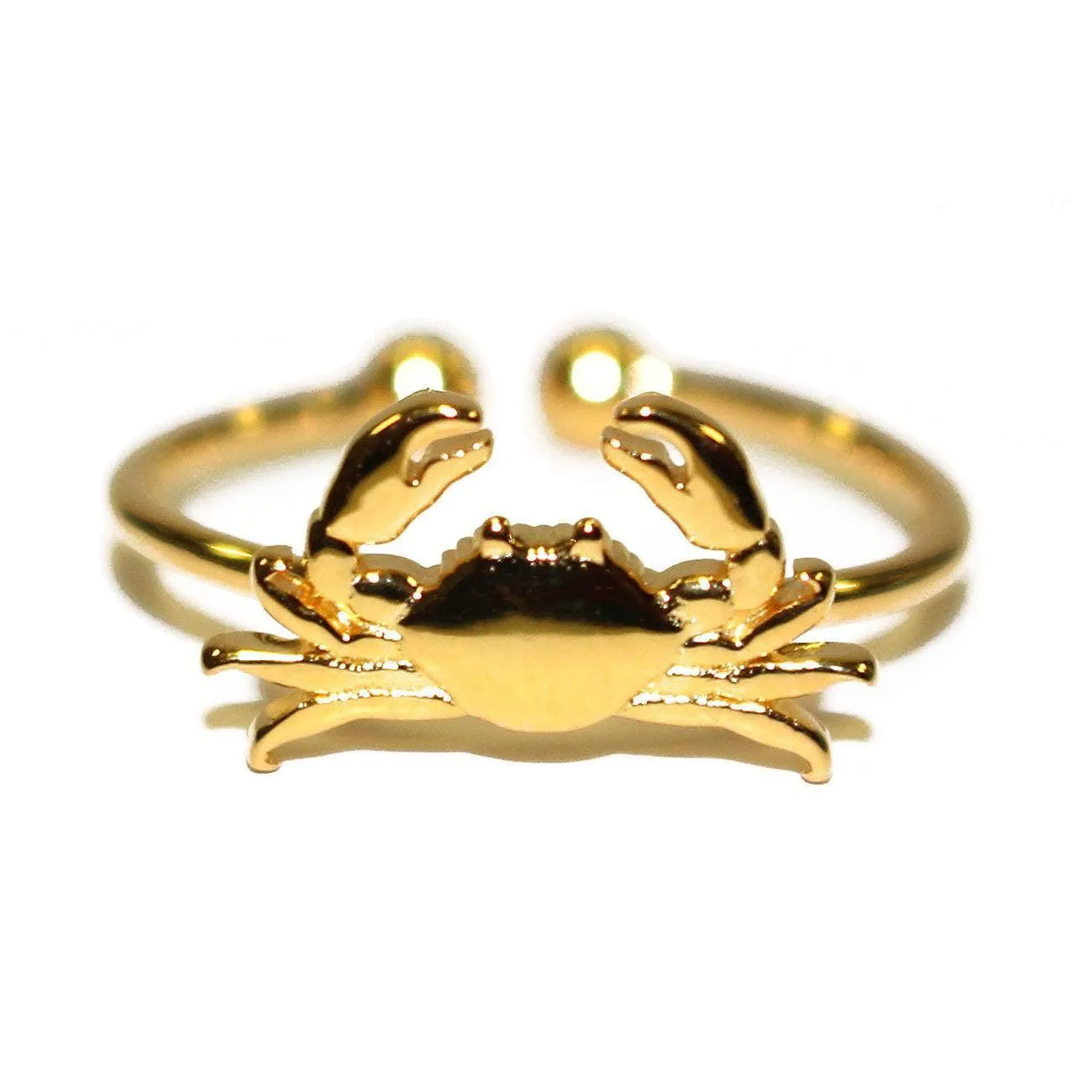 Maryland Blue Crab (Sterling Silver w/ 14K Gold Vermeil) / Ring