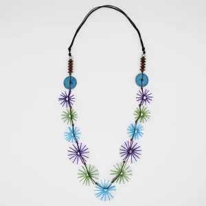 Mystic Multi Color Threaded Necklace