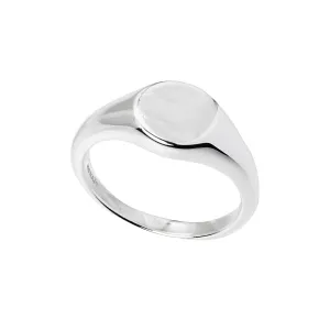 Najo Promise Ring Signet Silver