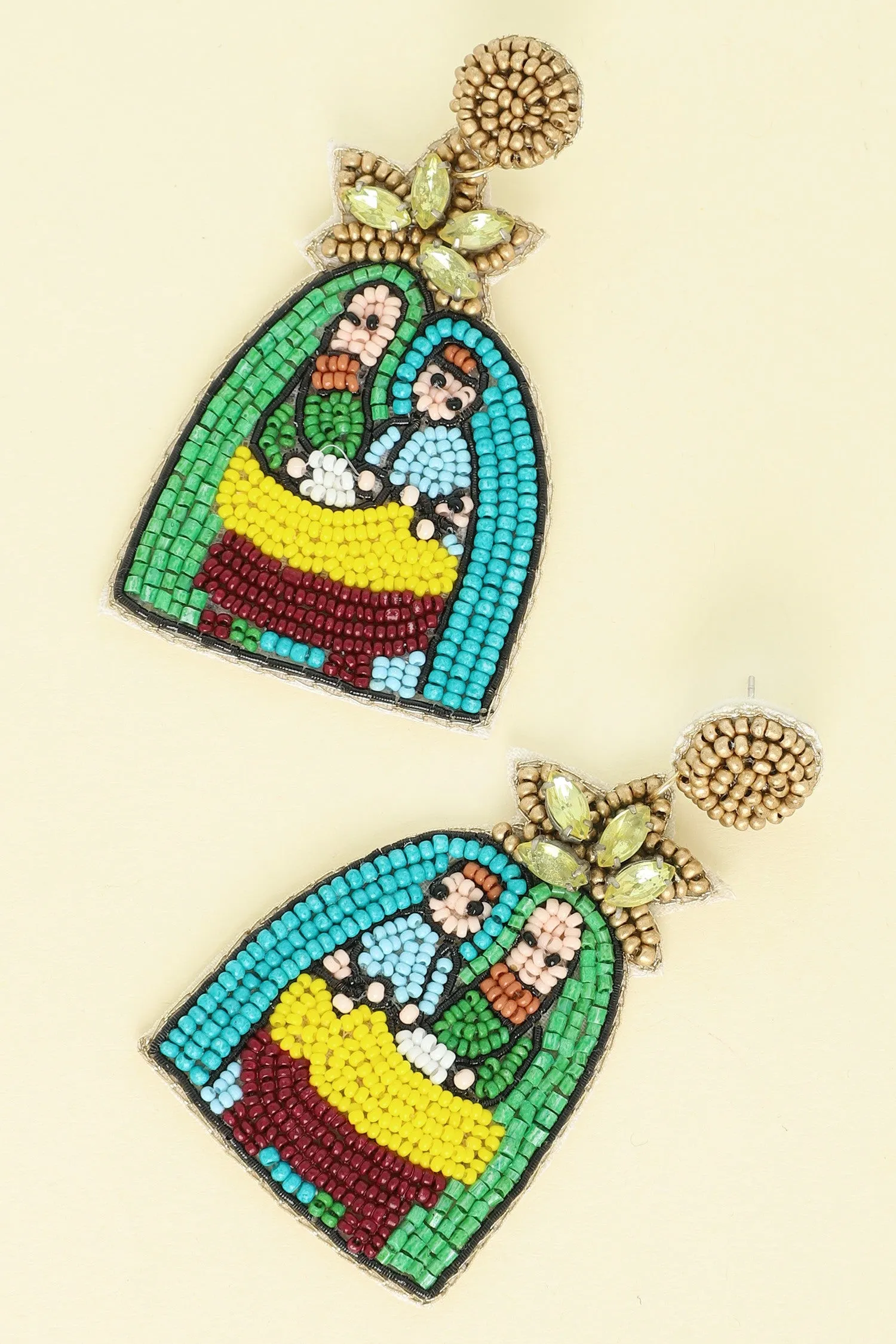 Nativity Beaded Earrings