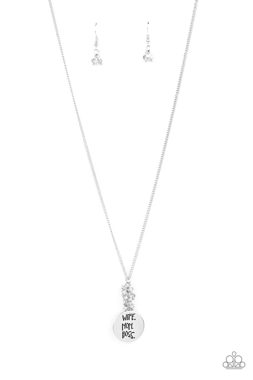 Necklaces Words To Live By - Silver MDAY S145