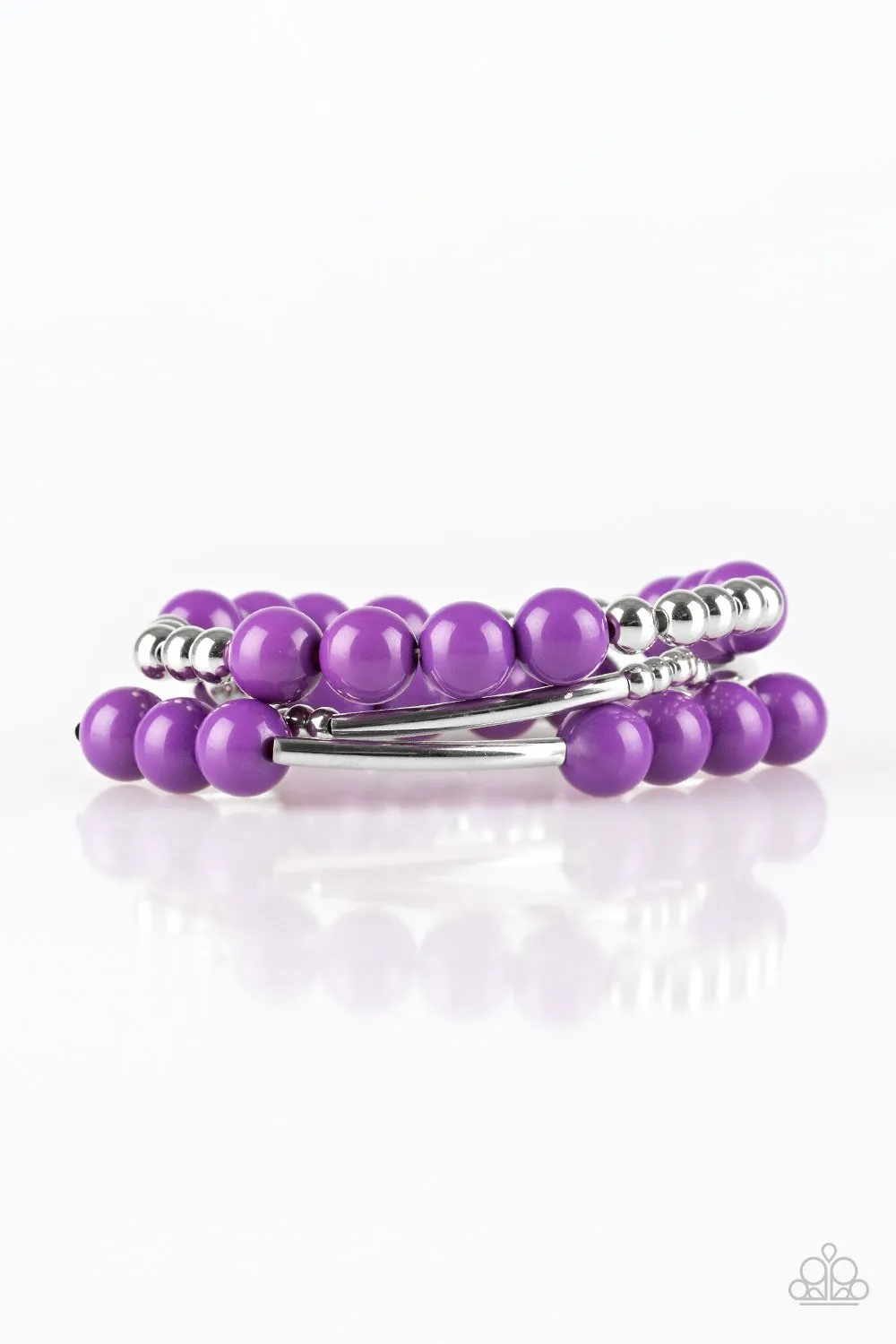 Paparazzi Bracelet ~ New Adventures - Purple