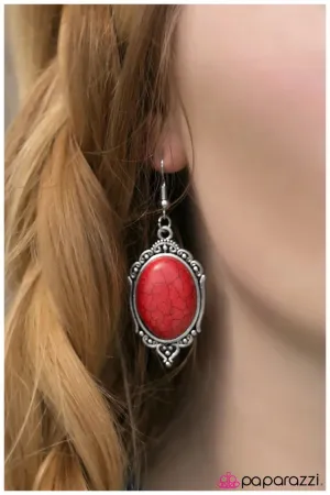 Paparazzi Earring ~ The Grand Ole Opry - Red