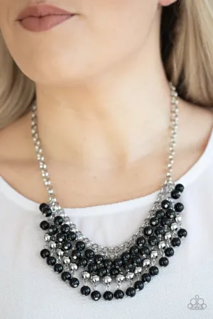 Paparazzi Necklace ~ Jubilant Jingle - Black