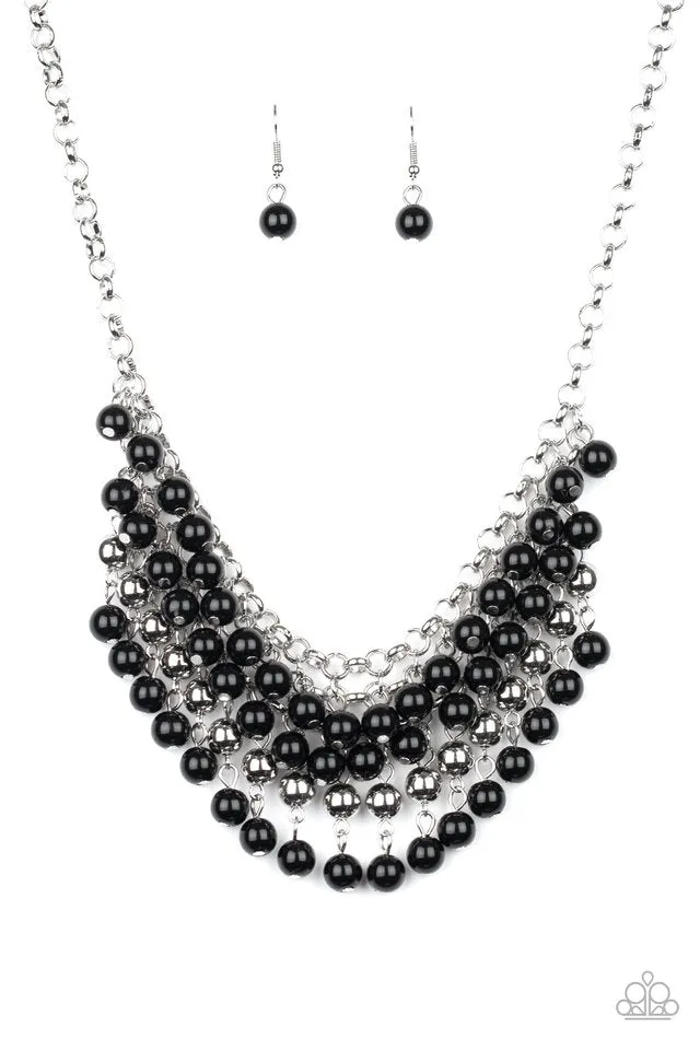 Paparazzi Necklace ~ Jubilant Jingle - Black