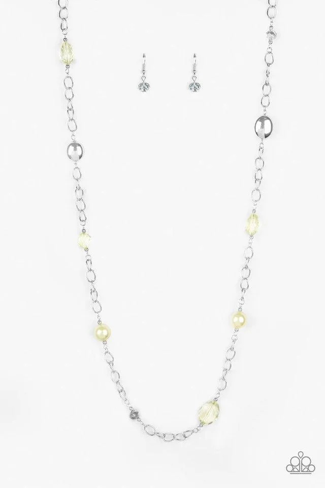 Paparazzi Necklace ~ Only For Special Occasions - Yellow