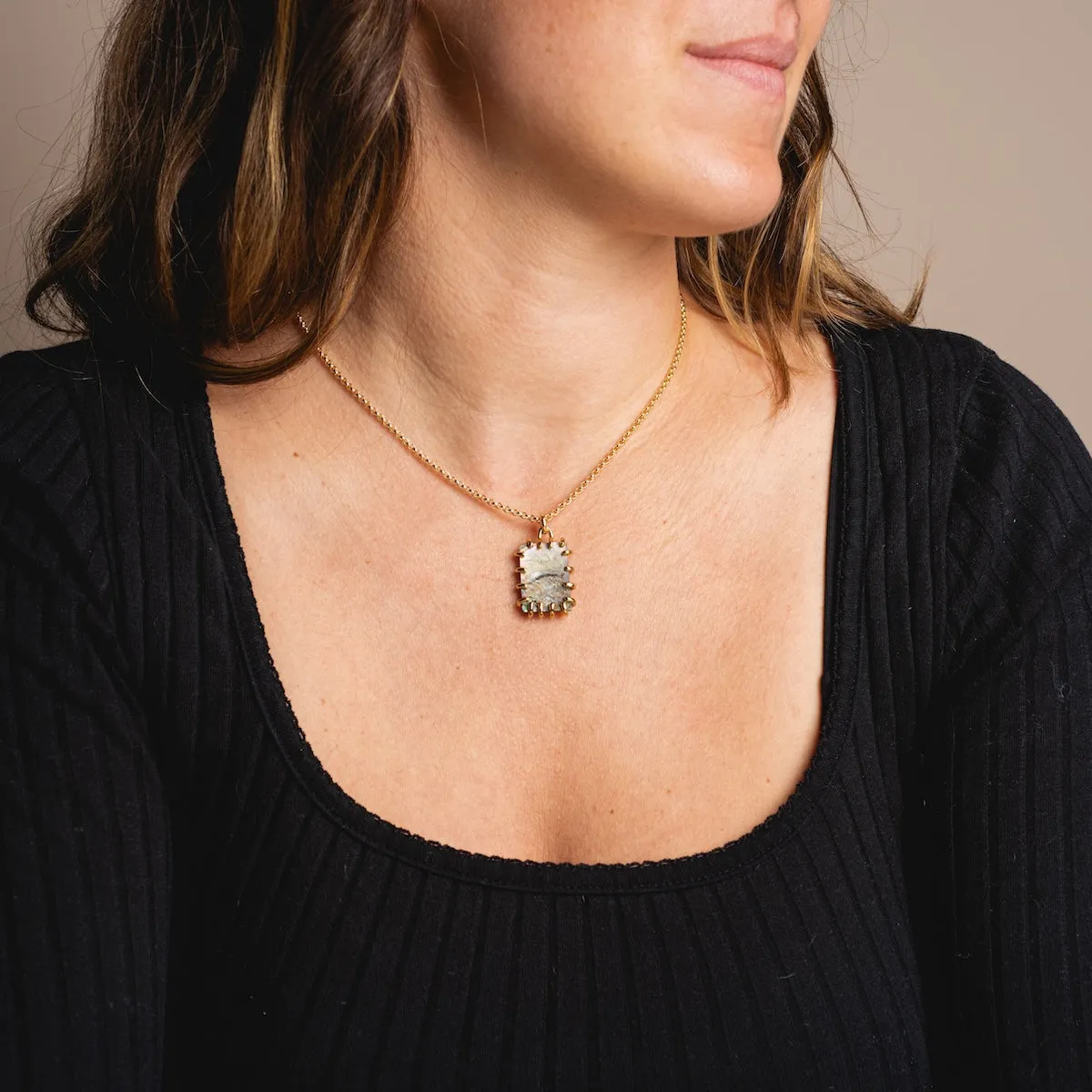 Phoebe Abalone Necklace