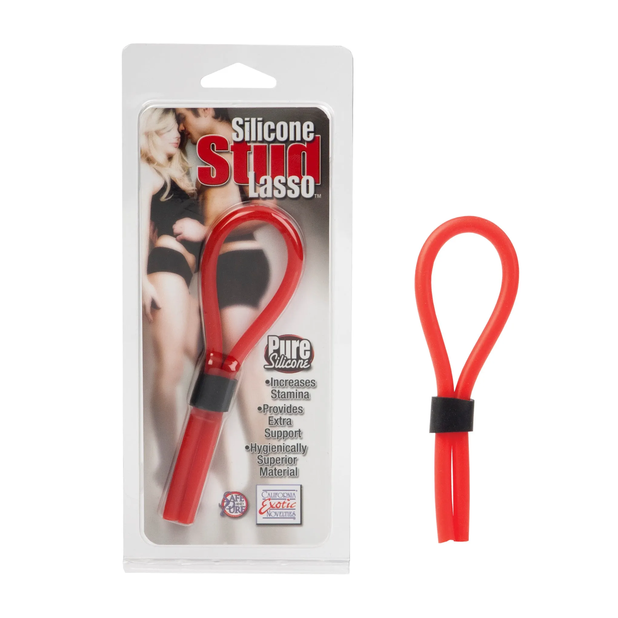 Silicone Stud Lasso Red