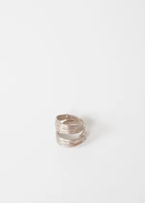 Silver Coil Ring in Sterling -UEB