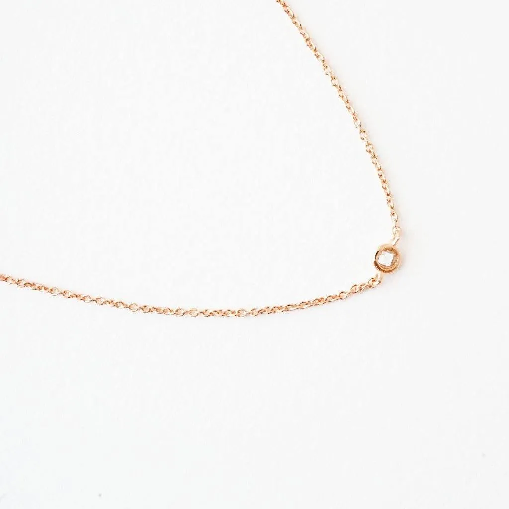 Solo Bezel Necklace