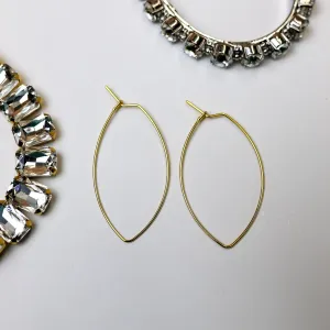 Sorrelli | Caroline Hoop Earrings in Bright Gold Tone