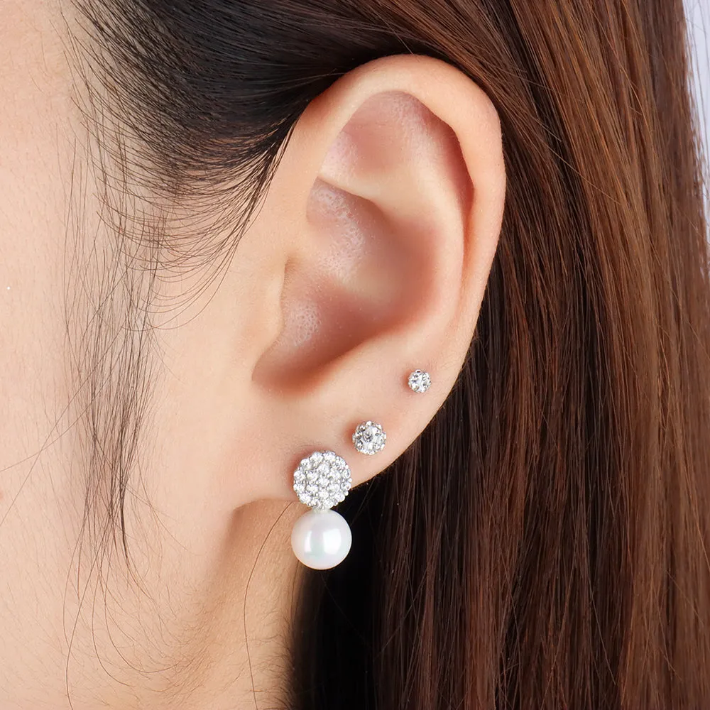 Sparkling Pearl Studs