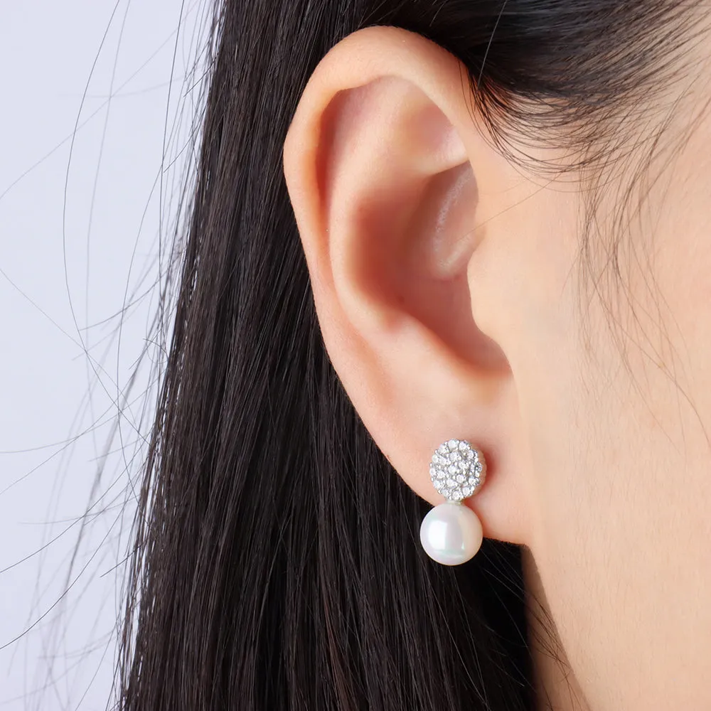 Sparkling Pearl Studs