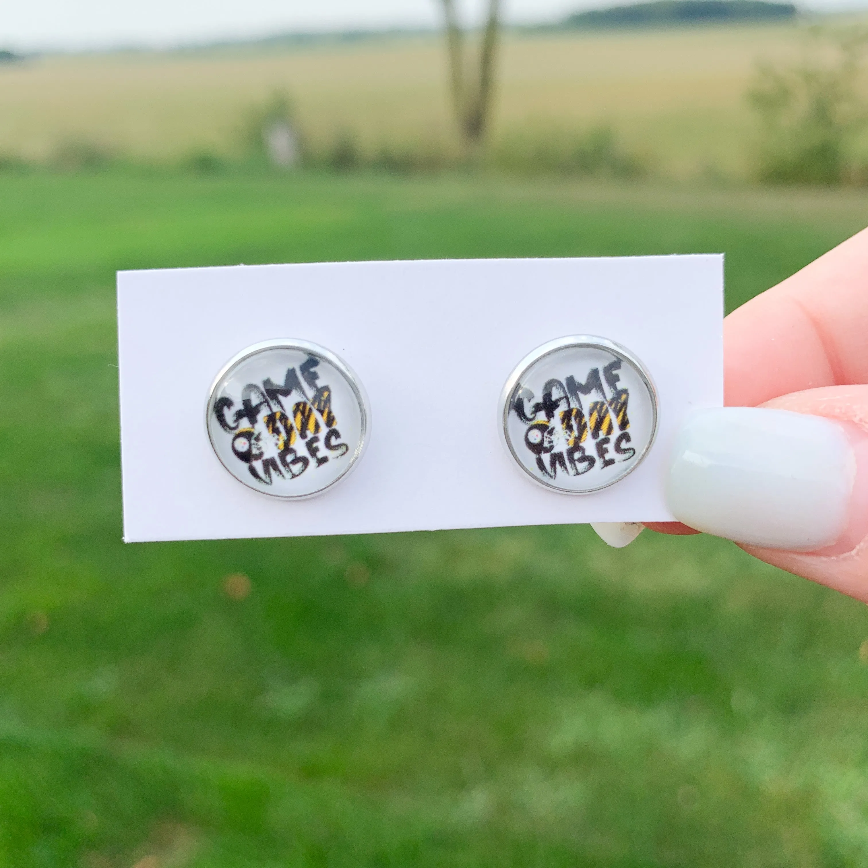 Steelers Game Day Vibes Stud Earrings