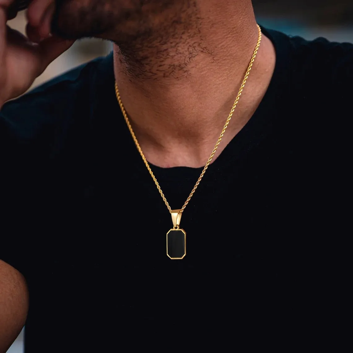 Stylish Geometric Square Necklaces