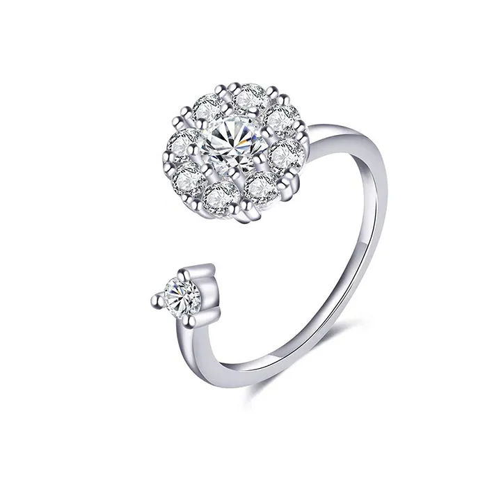 Swivel Zirconia Ring