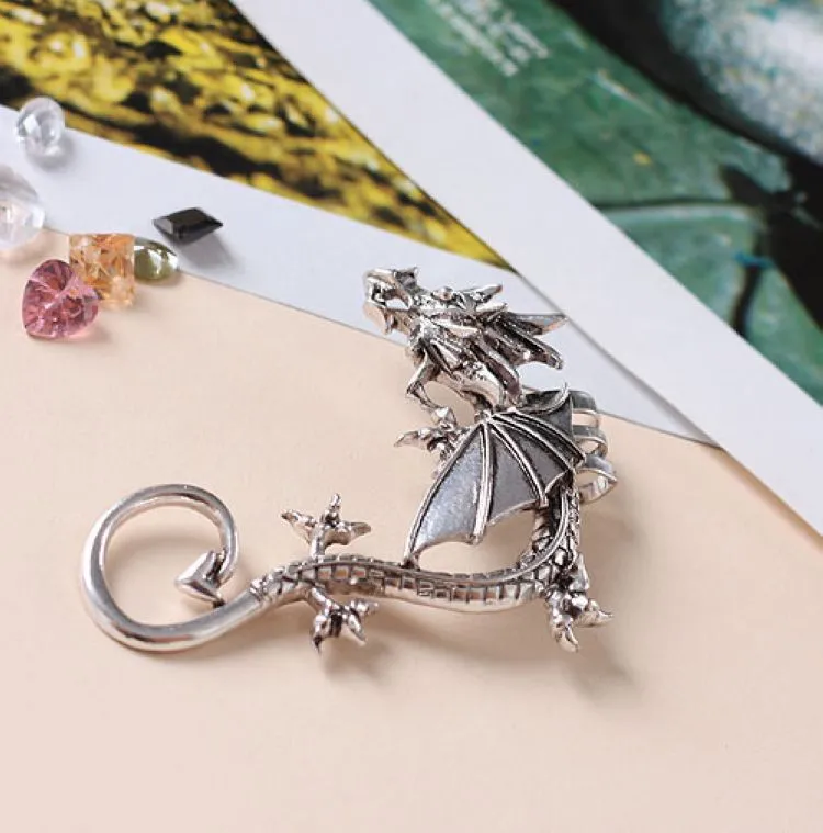 Trendy Retro Dragon-Shaped Earrings