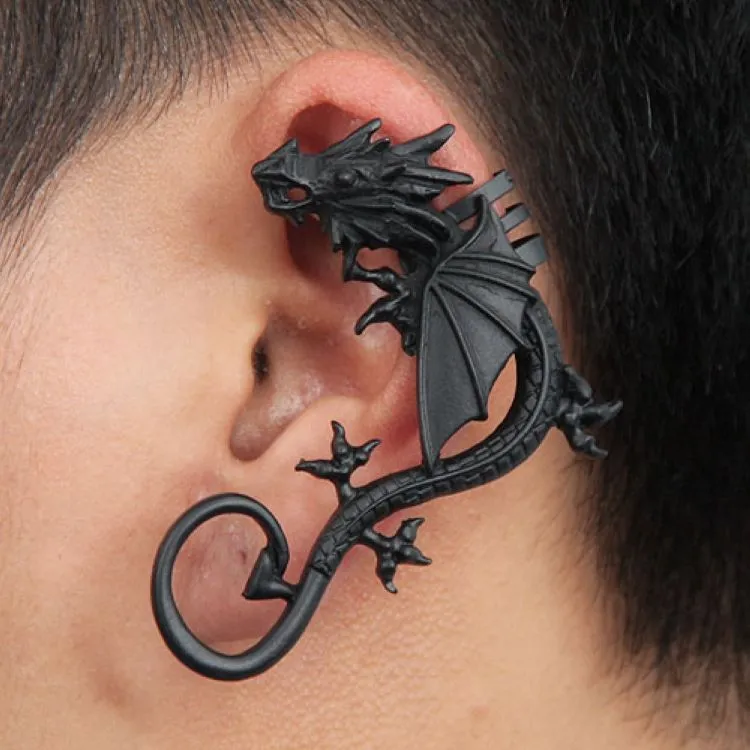 Trendy Retro Dragon-Shaped Earrings